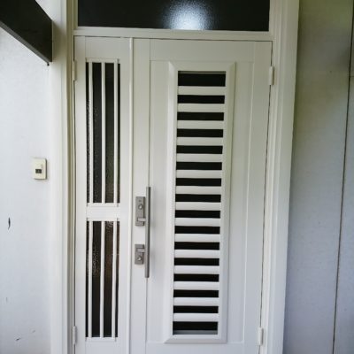 玄関リフォーム ドア S03Pアルミタイプ　｜茨城つくばエリアの玄関ドア施工事例