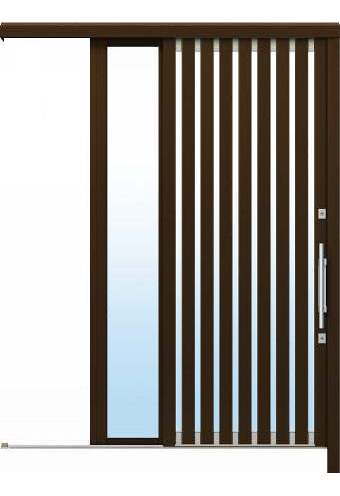 ドアリモ アウトセット玄関引戸 片引込み戸 現代和風 複層仕様 C01 袖付