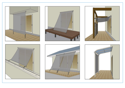 アウターシェードの納まりの種類